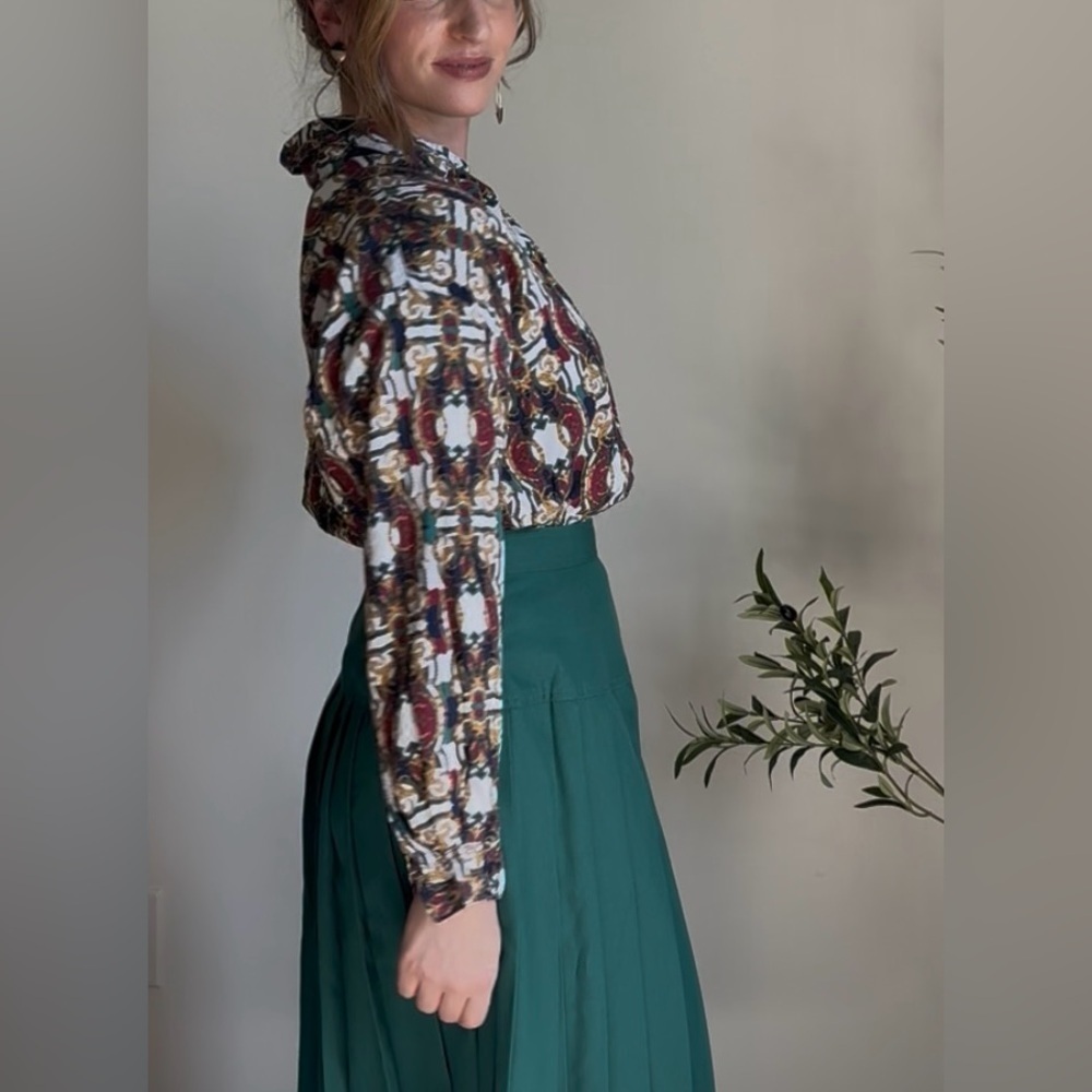 Koala Company Multicolor 80’s Patterned Blouse
